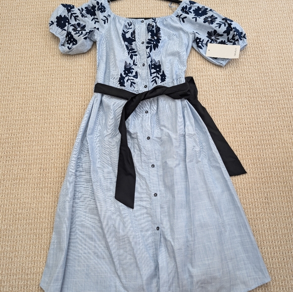 Kate Middleton duchess of Cambridge Zara embroidered dress - Picture 5 of 7